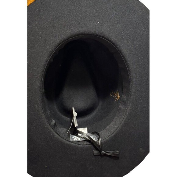 NWT San Diego Hat Company Womens Music City Fedora Hat Wool Black main image 4
